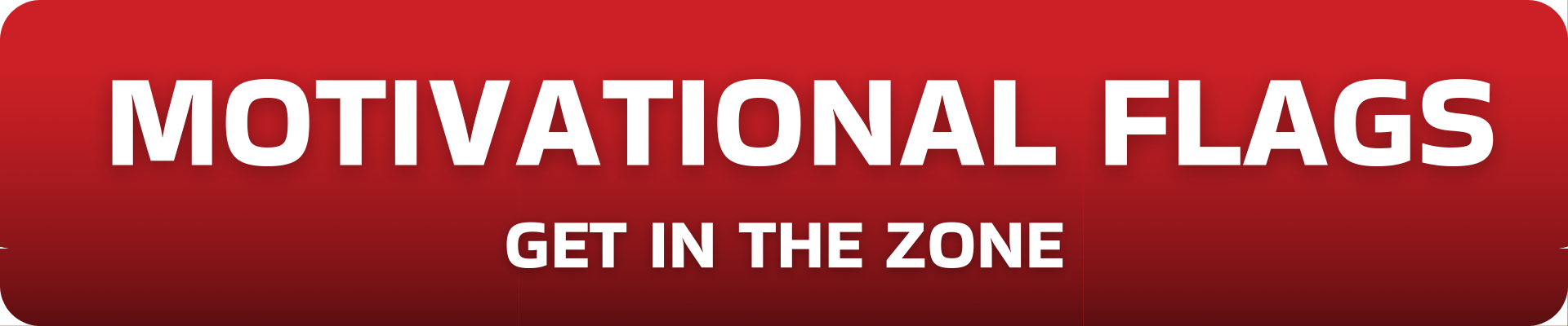 Motivational Flags banner with the uplifting message 'GET IN THE ZONE' to encourage a positive and driven mindset, perfect for inspiring college dorm rooms