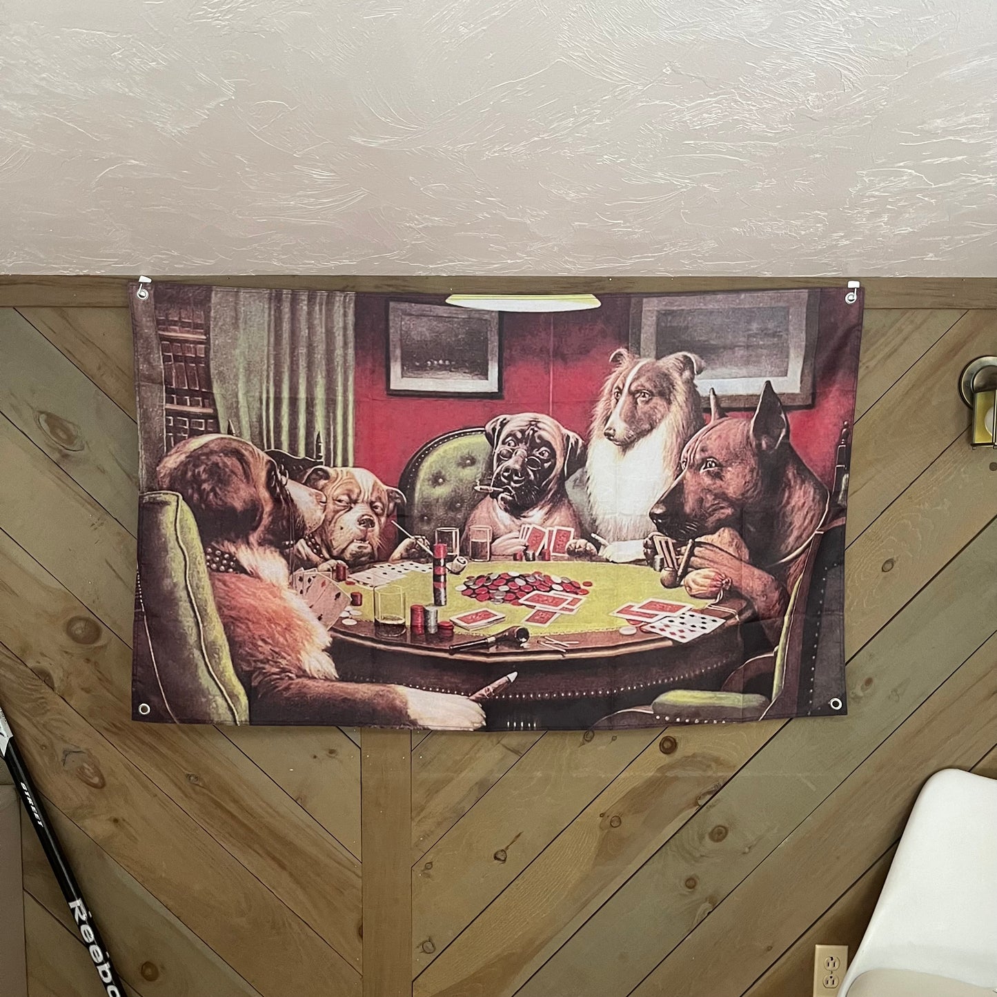 Poker Dogs Flag