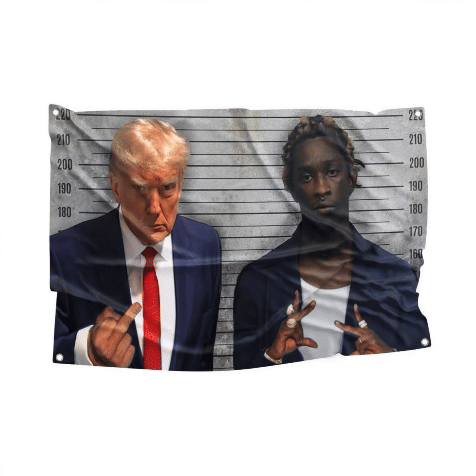 Young Thug & Trump Flag
