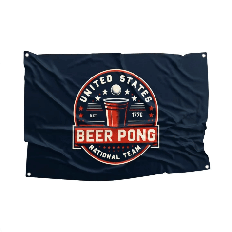 Beer Pong Flag
