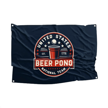 Beer Pong Flag